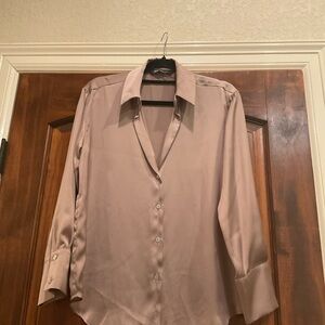 ZARA Taupe bronze women’s blouse